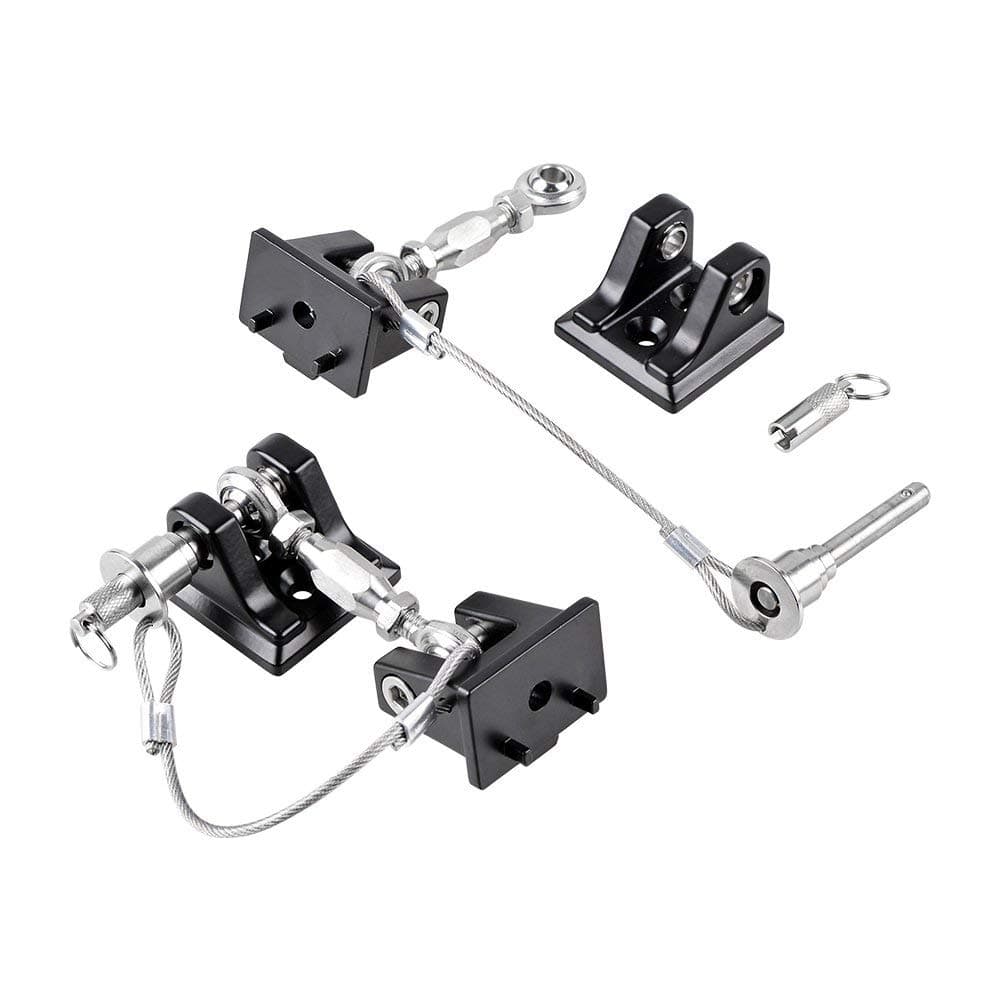 Pandaorv Hood Lock Catch Latches Locking Hold Down Kit for 2007-2017 J-eep Wrangler JK Unlimited
