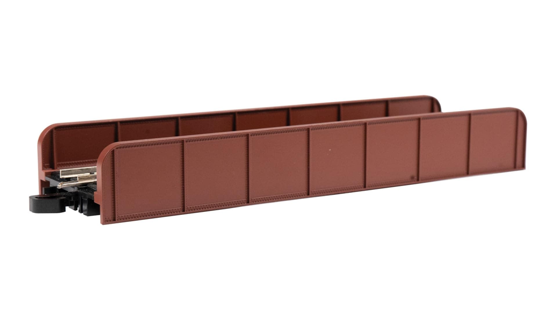 Bachmann Trains - E-Z Track® Girder Bridge with Nickel Silver Rails UNLETTERED - Oxide RED - N Scale