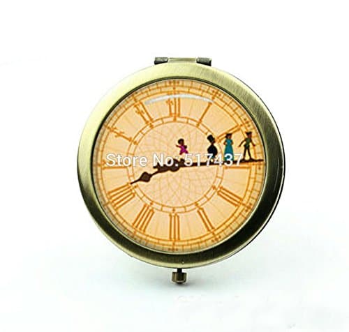 easyLife Peter Pan Big Ben Clock Pocket Mirror Vintage Compact Mirror Brand Cosmetic Mirror