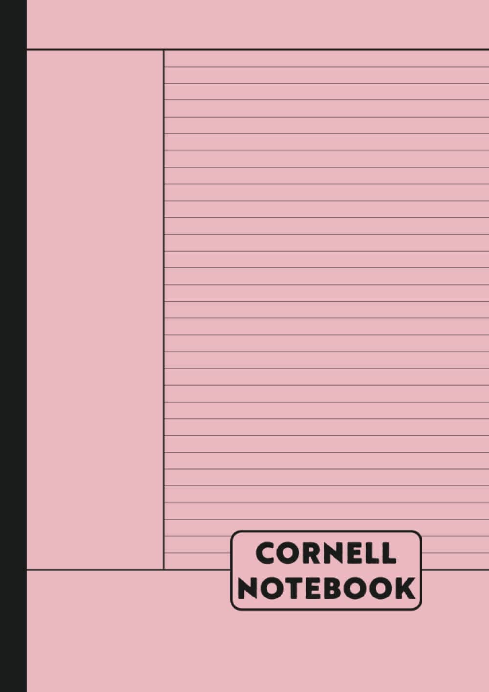 Cornell Notebook A4: Cornell Method Note-Taking for Students High School, College, University - for Lecture and Meetings - 110 Pages - Pastel Colour