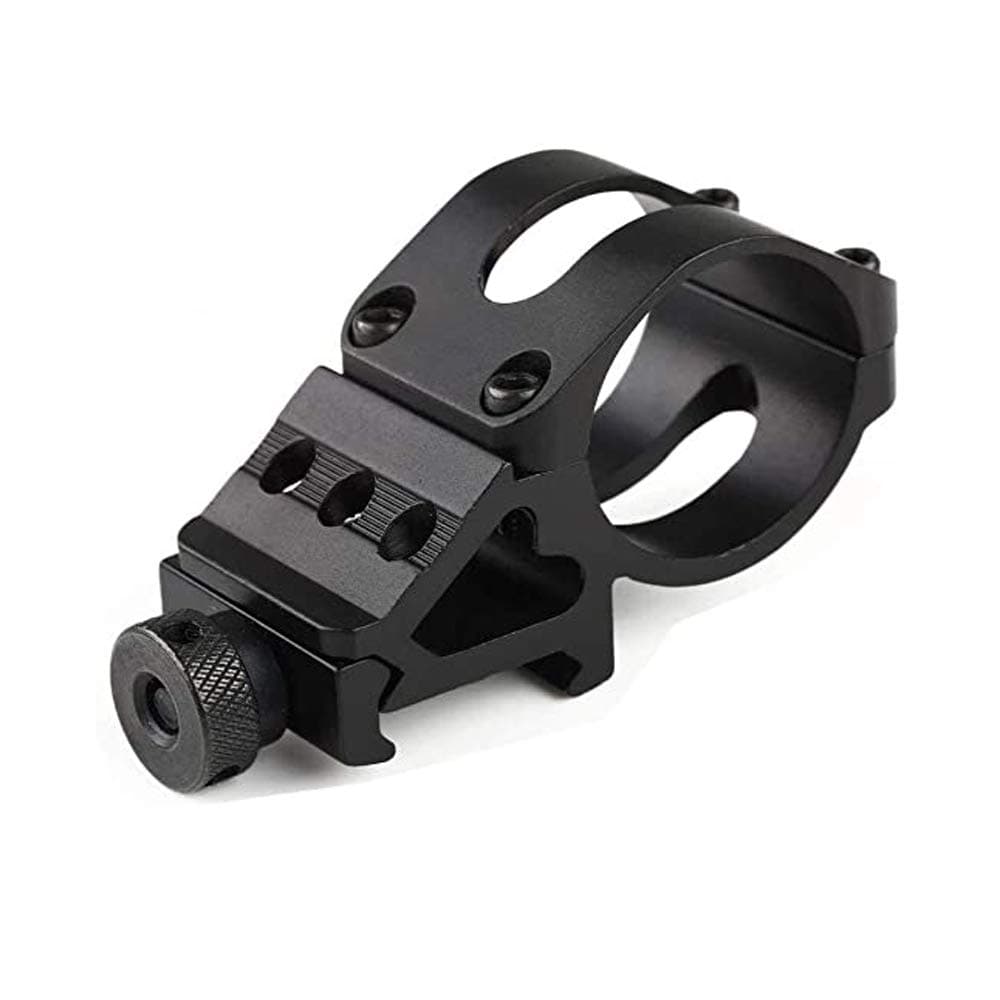 1" 25mm Ring Offset Side 45° Picatinny Rail Mount for Tactical Torch Scope Picatinny Rail Offset 20mm Rail Mounts for Scopes Tactical Flashlights-Black