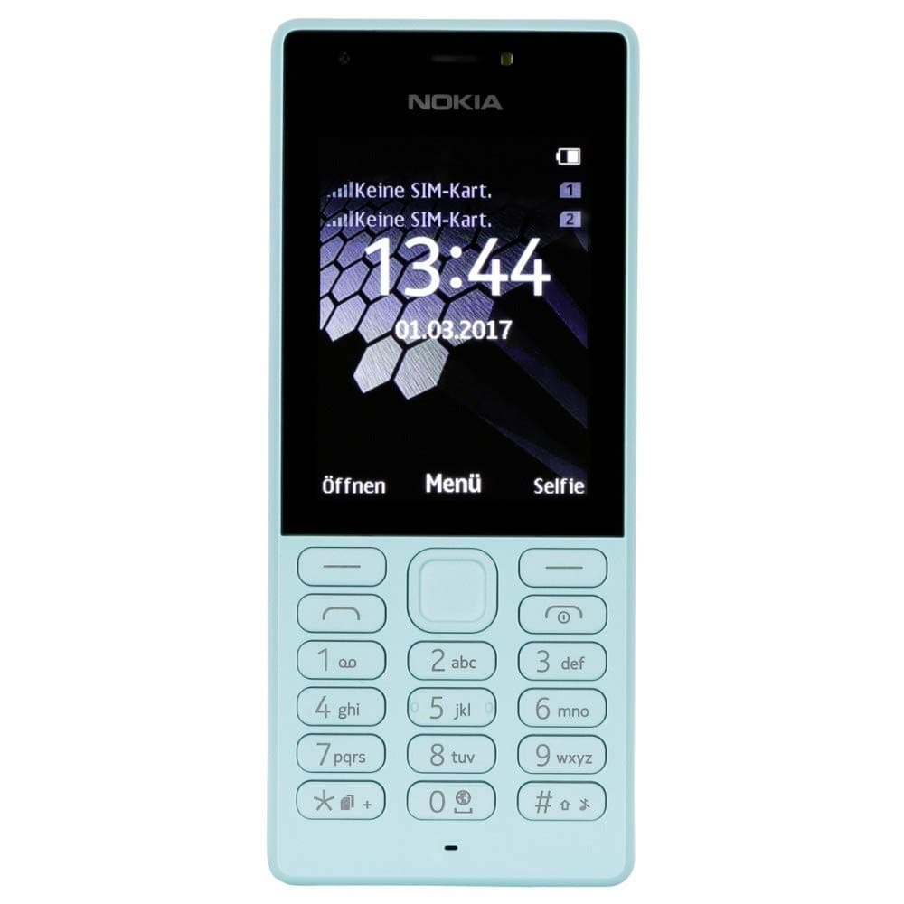 Nokia 216 Dual Sim, 16MB RAM, 0.3MP Camera, Blue