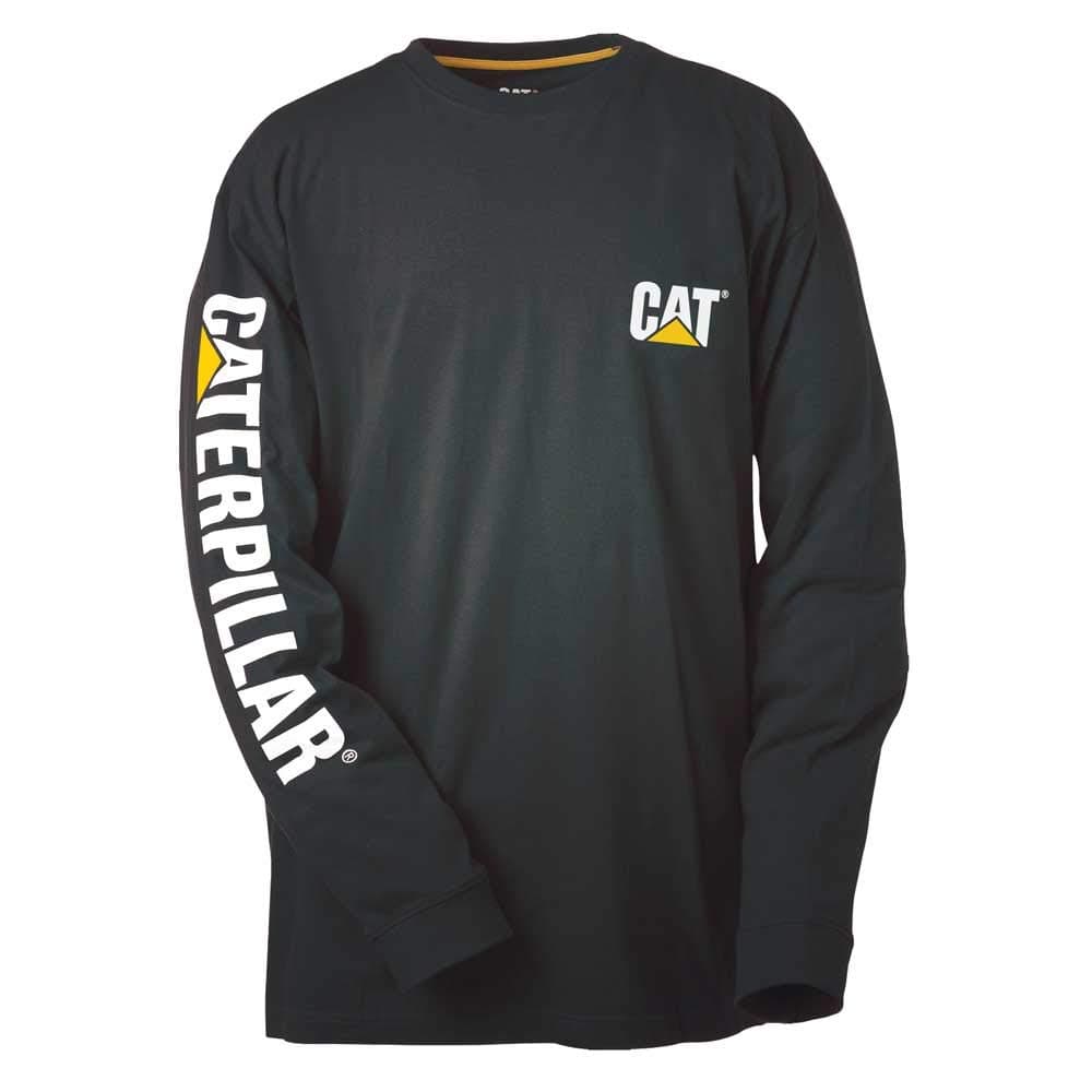 Caterpillar メンズ トレードマーク 長袖 Tシャツ