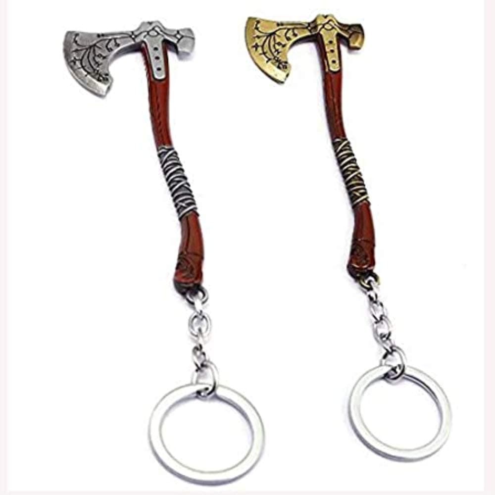 Axe Pendant - Axe keychain 2 pieces (Bronze / Ancient Tin)