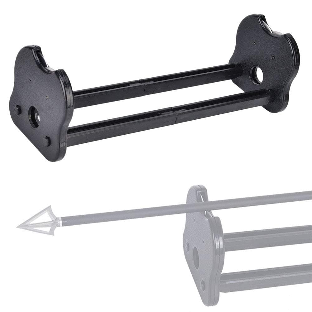 Portable Black Arrow Inspector, ABS Precision Straightness Inspector, for Training Archery(black)