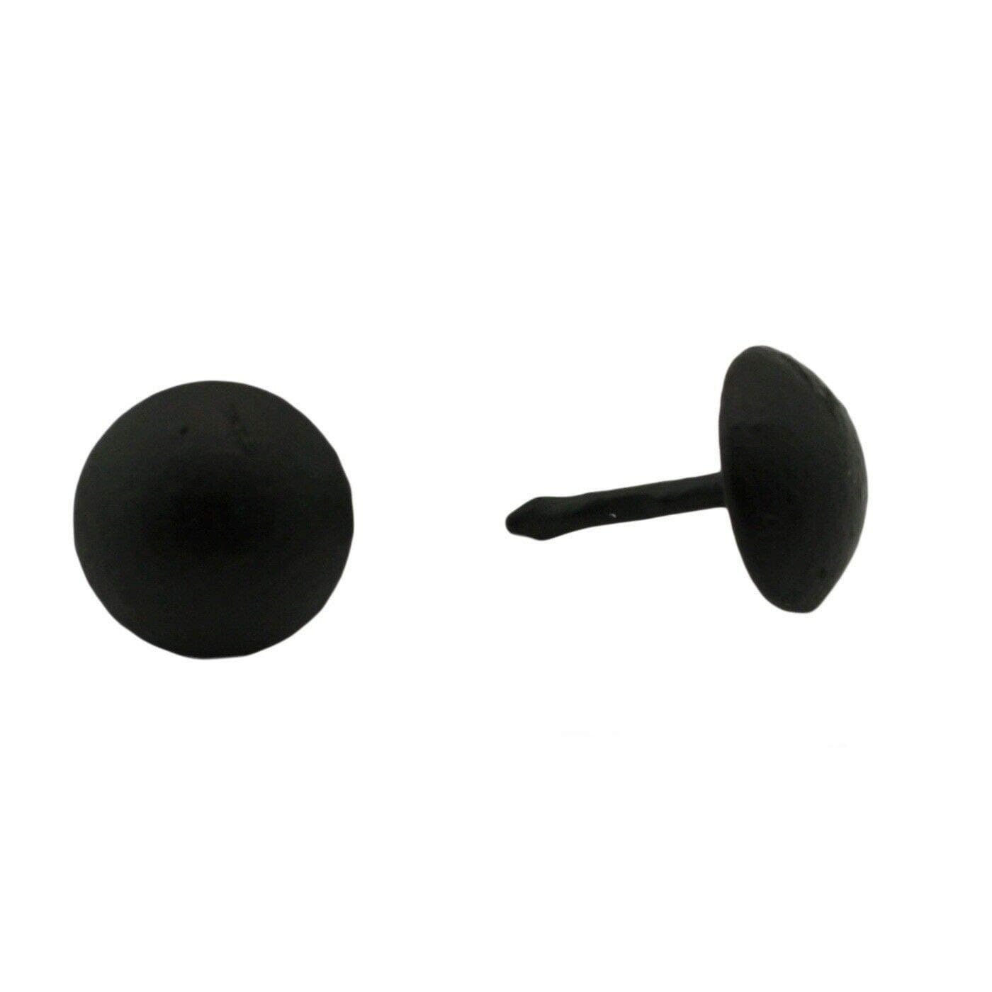 C.S. Osborne 100 Pcs 7/16" Black Lacquer Matte Nails #7100-BLM Decorative Tacks-Size 1/2