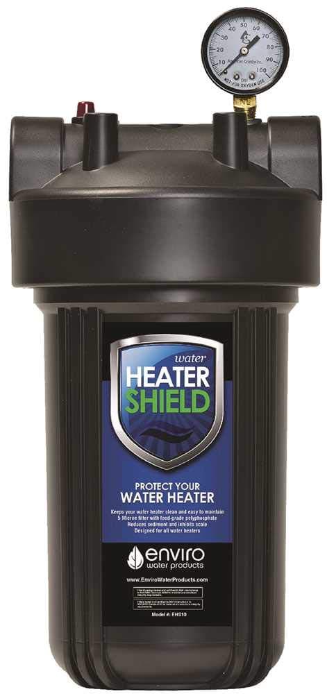 PRODUCTS EHS10 Water Heater Shield, 1" Connection, 10.0 Gpm, Plastic, 18" x 5, 5" x 18"