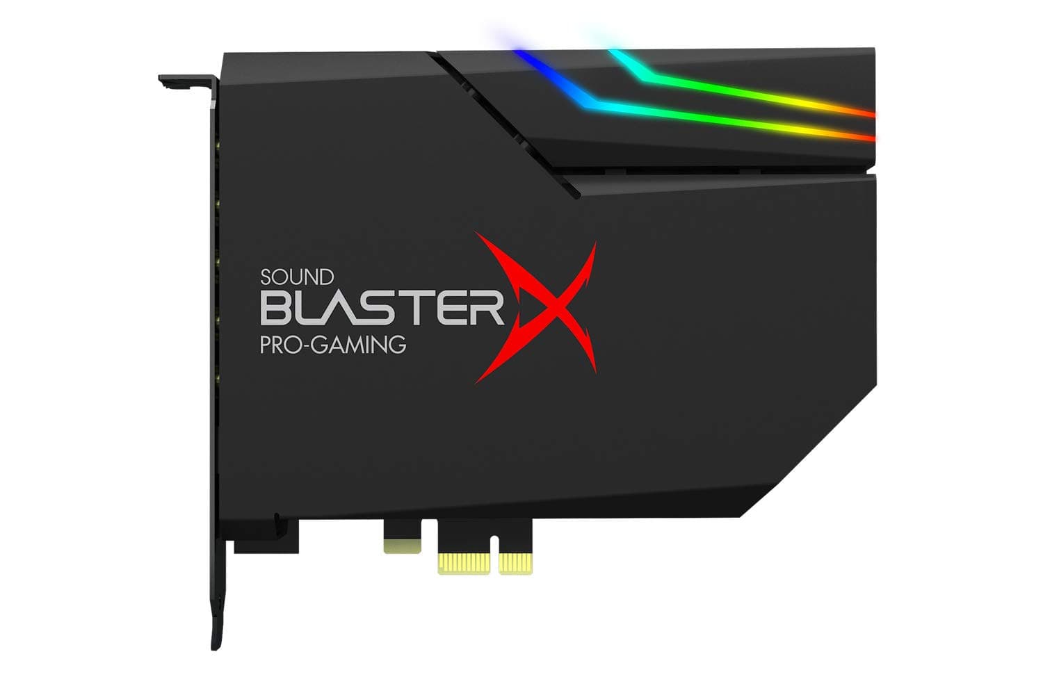 Sound BlasterX AE-5 Plus SABRE32-class Hi-res 32-bit/384 kHz PCIe Gaming Sound Card and DAC with Dolby Digital and DTS, Xamp Discrete Headphone Bi-amp, Up to 122dB SNR, RGB Lighting System