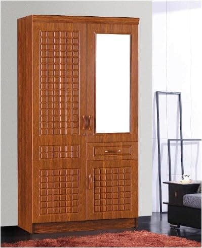 (MAF-8872)-WARDROBE 2 DOORS WITH MIRROR GOOD DESIGN IMPORTED