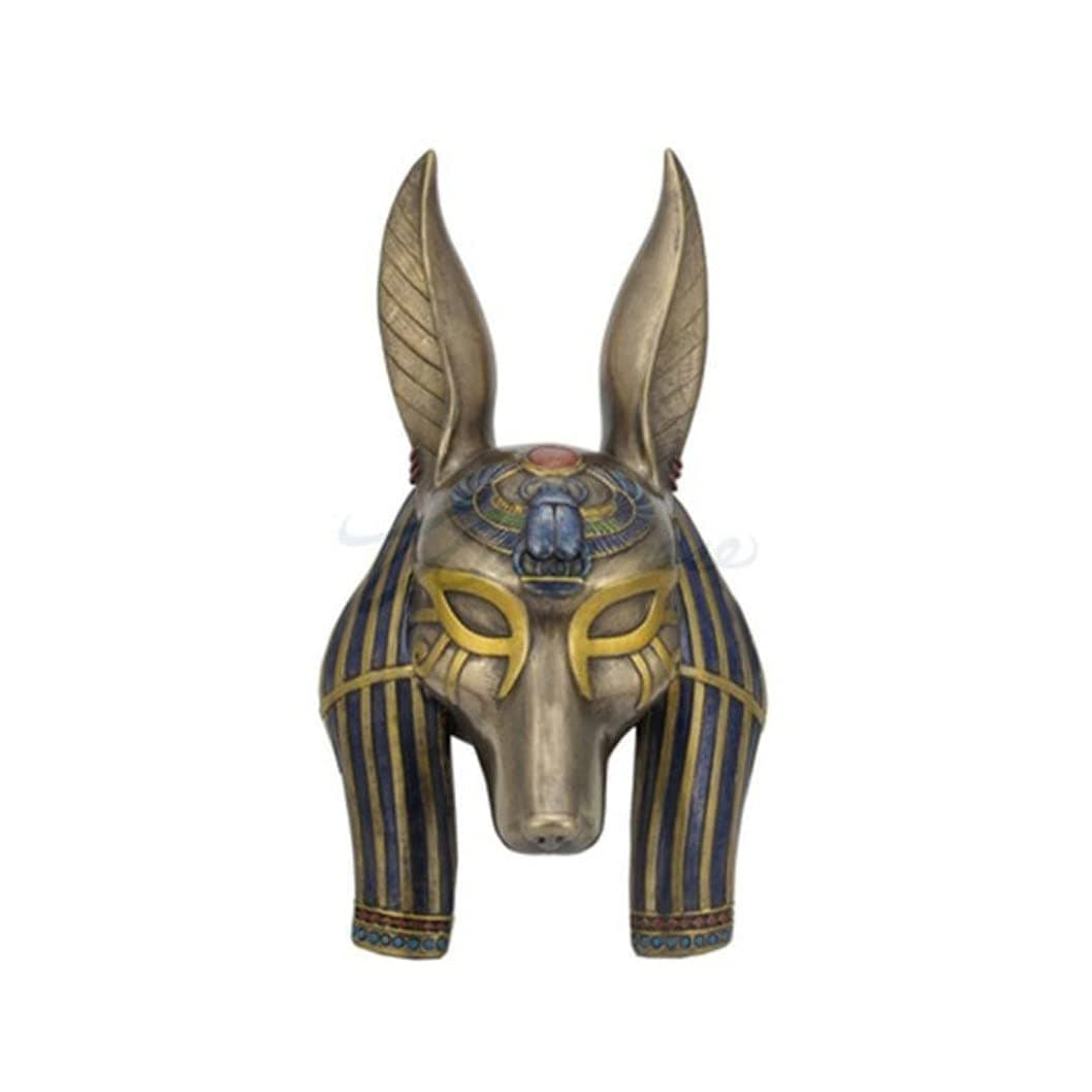 Unknown Anubis Mask Egyptian Wall Plaque Sculpture
