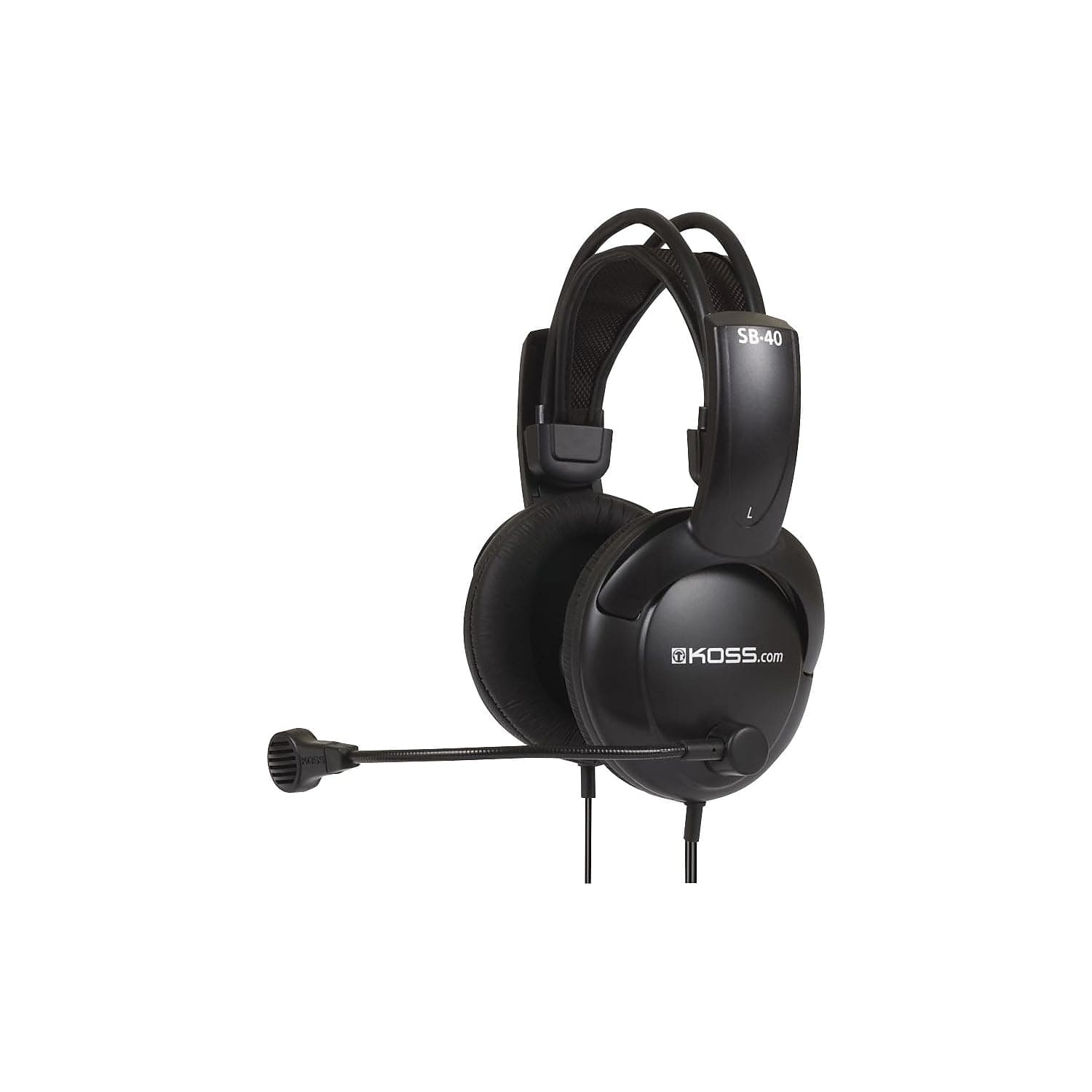 SB40 Computer Headset with Microphone, Black
