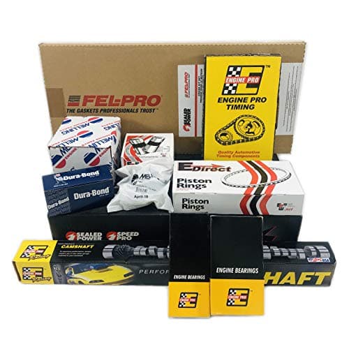 SBC Chevy 350 5.7L Stage 2 Torque RV Master Engine Rebuild Kit Camshaft Pistons