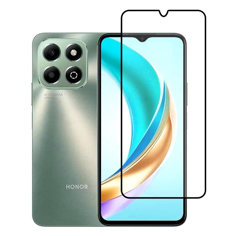 Zubitech Honor X6b Tempered Glass Screen Protector, 1 Pack, 9H Hardness, Anti Finger Print, Scratch Resistant, Anti Shatter, for Honor X6b