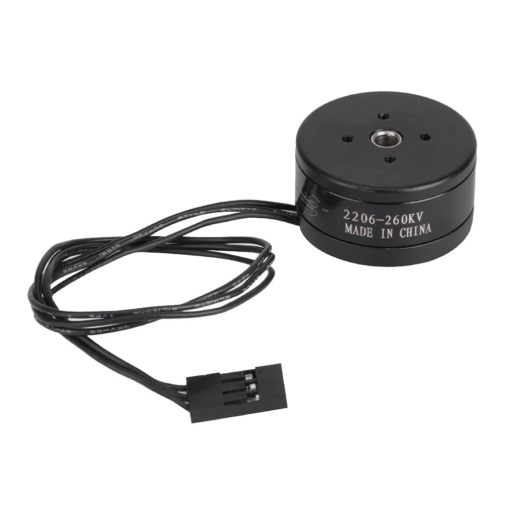 DMUNIZ Brushless Motor FPV, Low Noise High Efficiency Drones Brushless Motor 80t Hollow Shaft Sturdy and Durable for 808 RC Drones (Color : -2206)