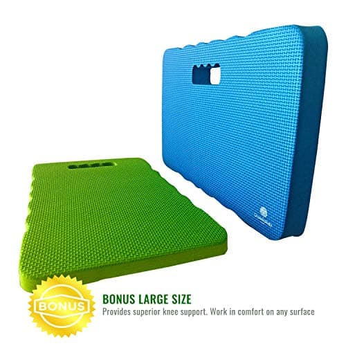 Thick & Large Kneeling Pad, 18x11x1 1/2,Multi-Purpose Kneeler for Gardening,Work,Baby Bath,Bathtub,Waterproof Mat Cushion for Home,Fitness,Cleaning,1pc Blue,Bonus Green:18x10x1
