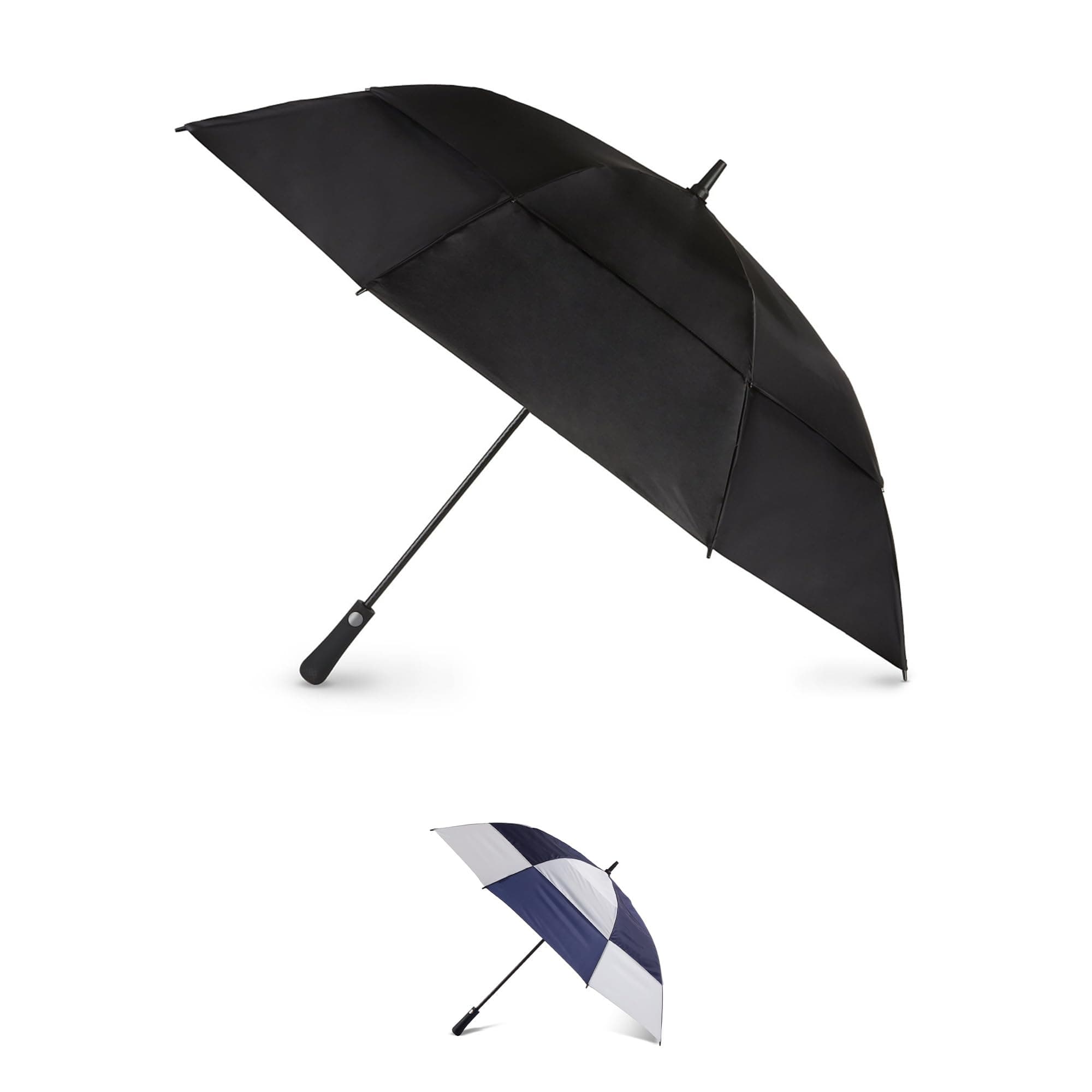 Auto Open Vented Golf Stick Umbrella