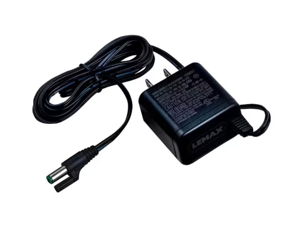 Lemax Black Power Adapter, 4.5V 100MA, 1-Output, Type-U #44339