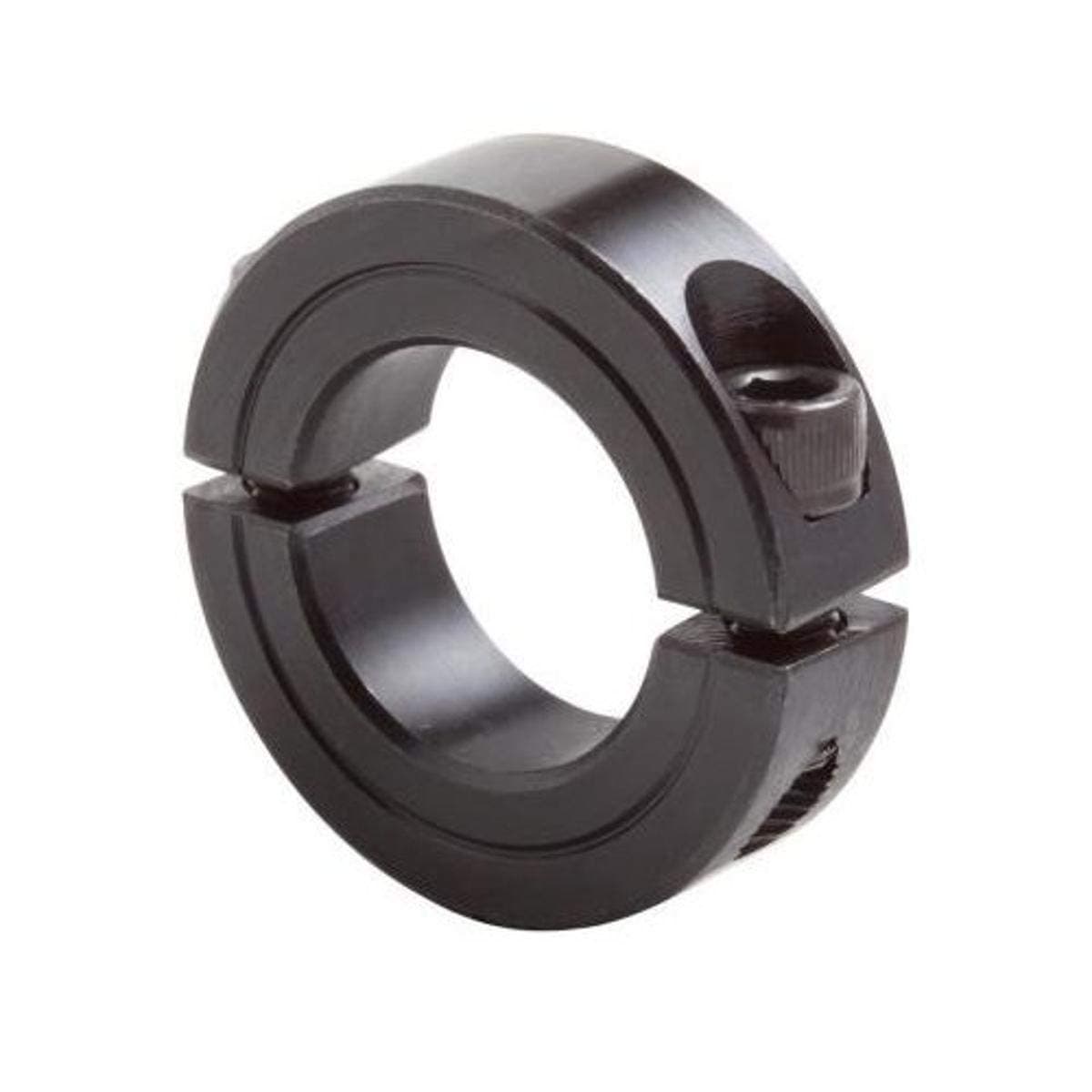 DSC24X1-1/2 Black Oxide Double Split Shaft Collar, 1-1/2" Bore Size, 2-3/8" Outside Diameter, 9/16" Width