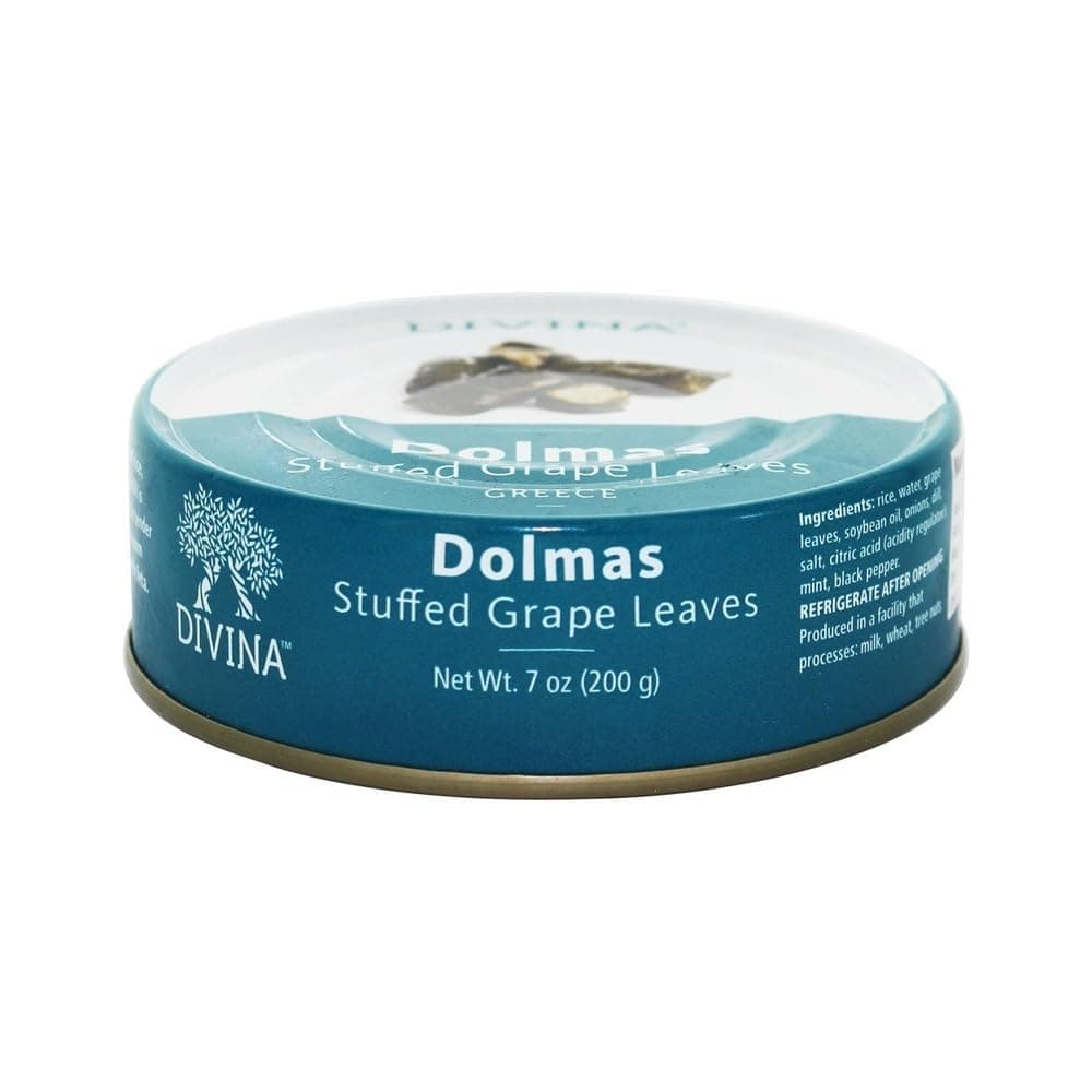 Divina Dolmas Stuffed Grape Leaves, 7 Ounce (1-Pack)