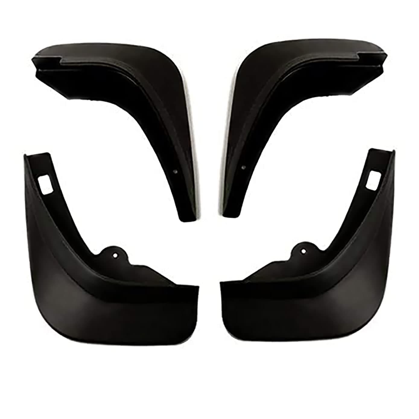 Auto Pearl Car Heavy Duty Cup Type Mud Flaps Splash Guards || O.E Type Custom Front and Rear Mud Flap Guard Set for -Ameo (Set of 4pcs) - Black