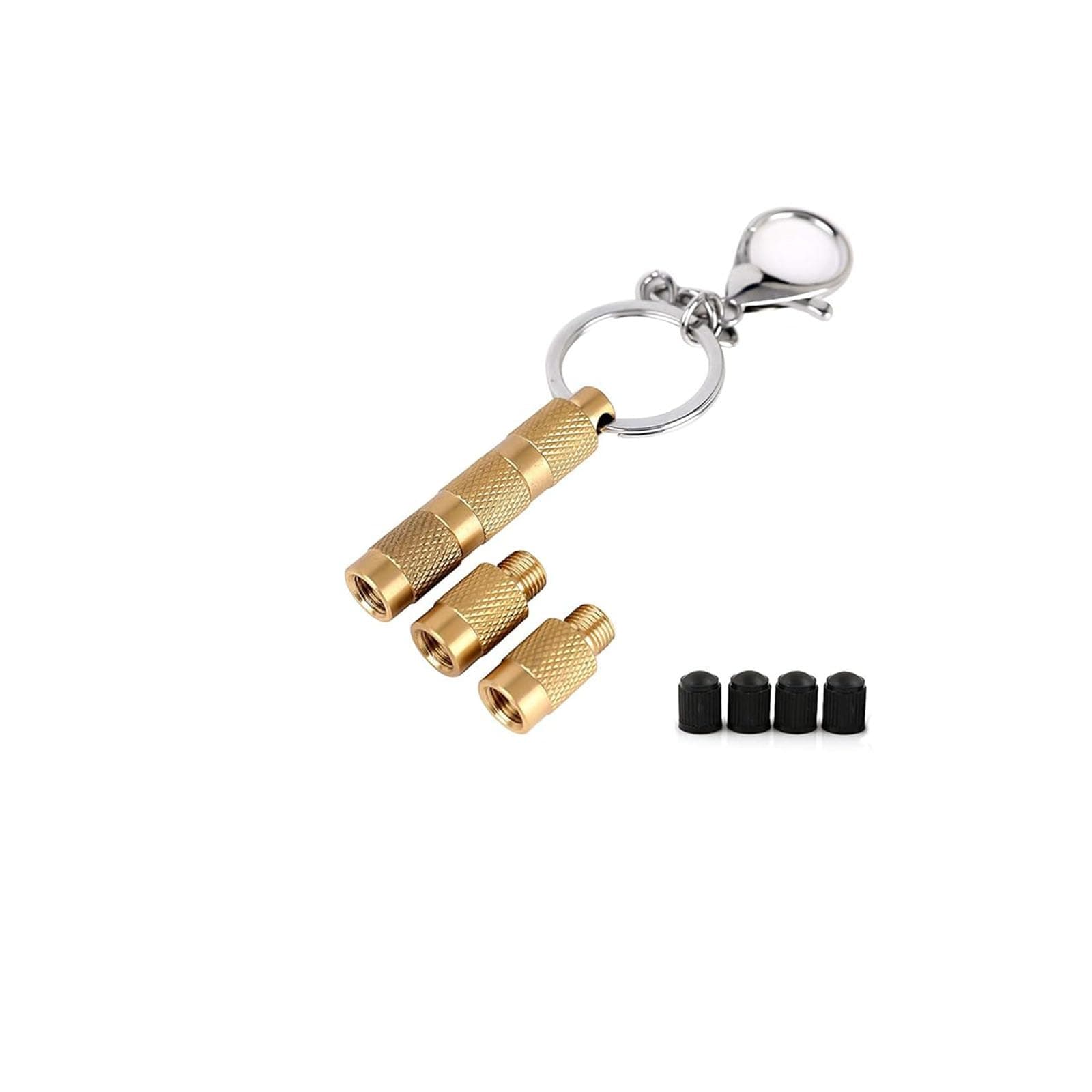 GODESON SHOWAY Tire Deflator,4 in 1 Solid Brass Easy Storage and Using Air Down Tool,Tire Pressure Deflators for Offroad Vehicle