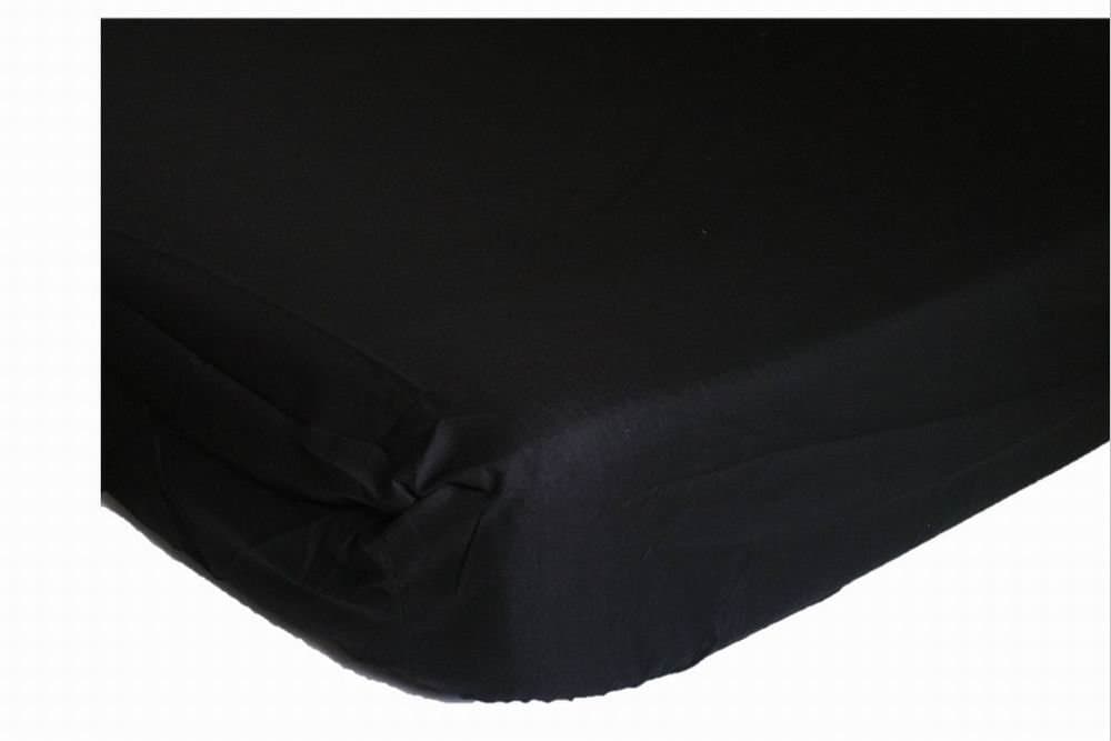 Shumaxx® Fitted Bed Sheet (Single, Black)