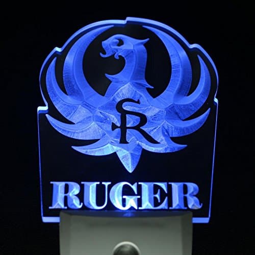 ws0079 Firearms Gun Logo Day/ Night Sensor Led Night Light Sign