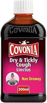 Dry & Tickly Cough Linctus Soothes And Provides Relief From Dry Coughs And Sore Throats Non Drowsy Cough Syrup Suitable For Vegetarians Cold And Flu Relief, 300ml (Always read Label First)