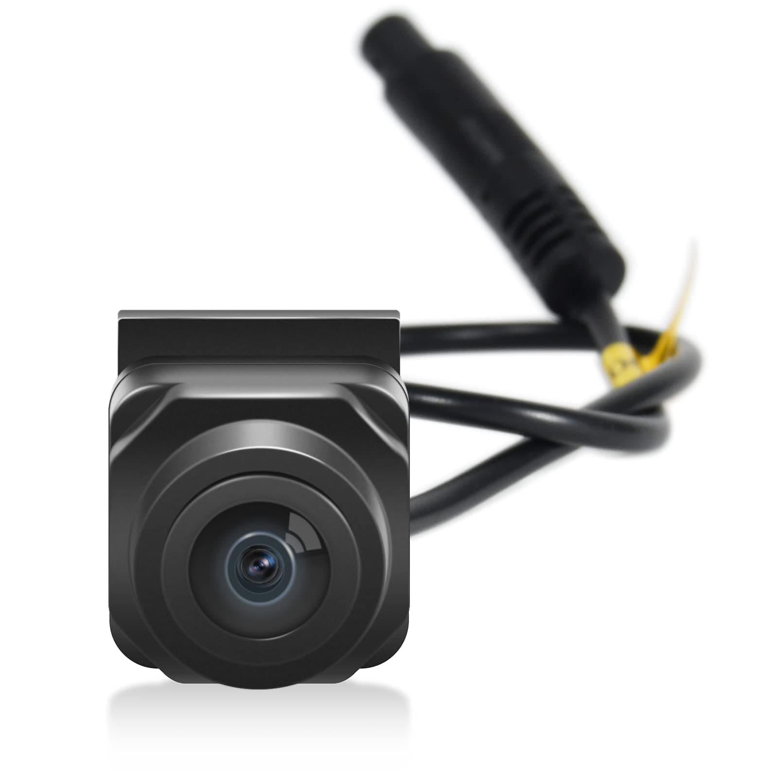 RED WOLF Front View Camera Select for Jeep Wrangler JL/JLR/JLU/JT/Gladiator/Rubicon 2018-2021 Off-Road Forward Front Facing View Cargo Camera Kit Grille Metal Housing Mount, Wide Vision Waterproof