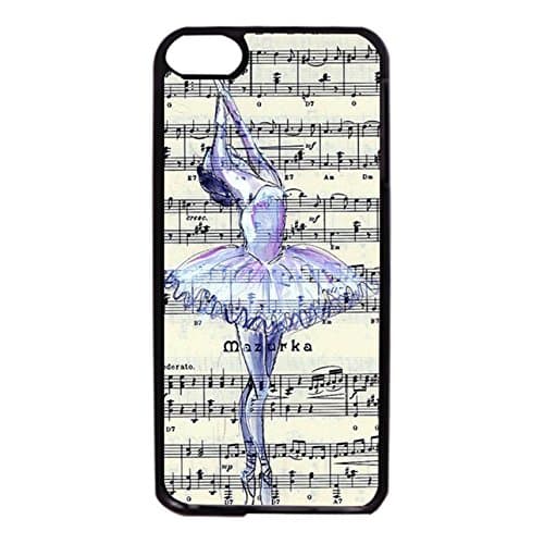 Ipod Touch 6th Generation Phone Case Fashion Design Back Case Ballet Dancer Performer Snap onIpod Touch 6th Generation Plastic Cell Phone Cover