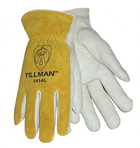 1414 Top Grain/Split Cowhide Drivers Gloves - pack of 4 pairs