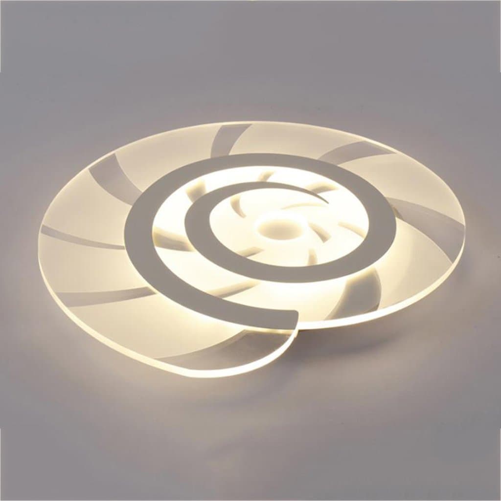 Slim Led Ceiling Lamp Living Room Study Lampshade Ceiling Lamp Lamparas De Techo (Color : Warm light, Size : 60cm)