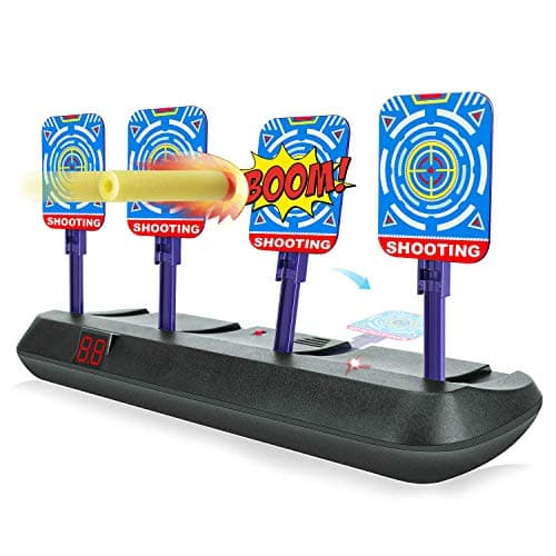 FREE TO FLY Shooting Target for Nerf Gun, Electronic Scoring Auto Reset Digital Targets, Shooting Digital Target Ideal Gift Toys for Boys and Girls
