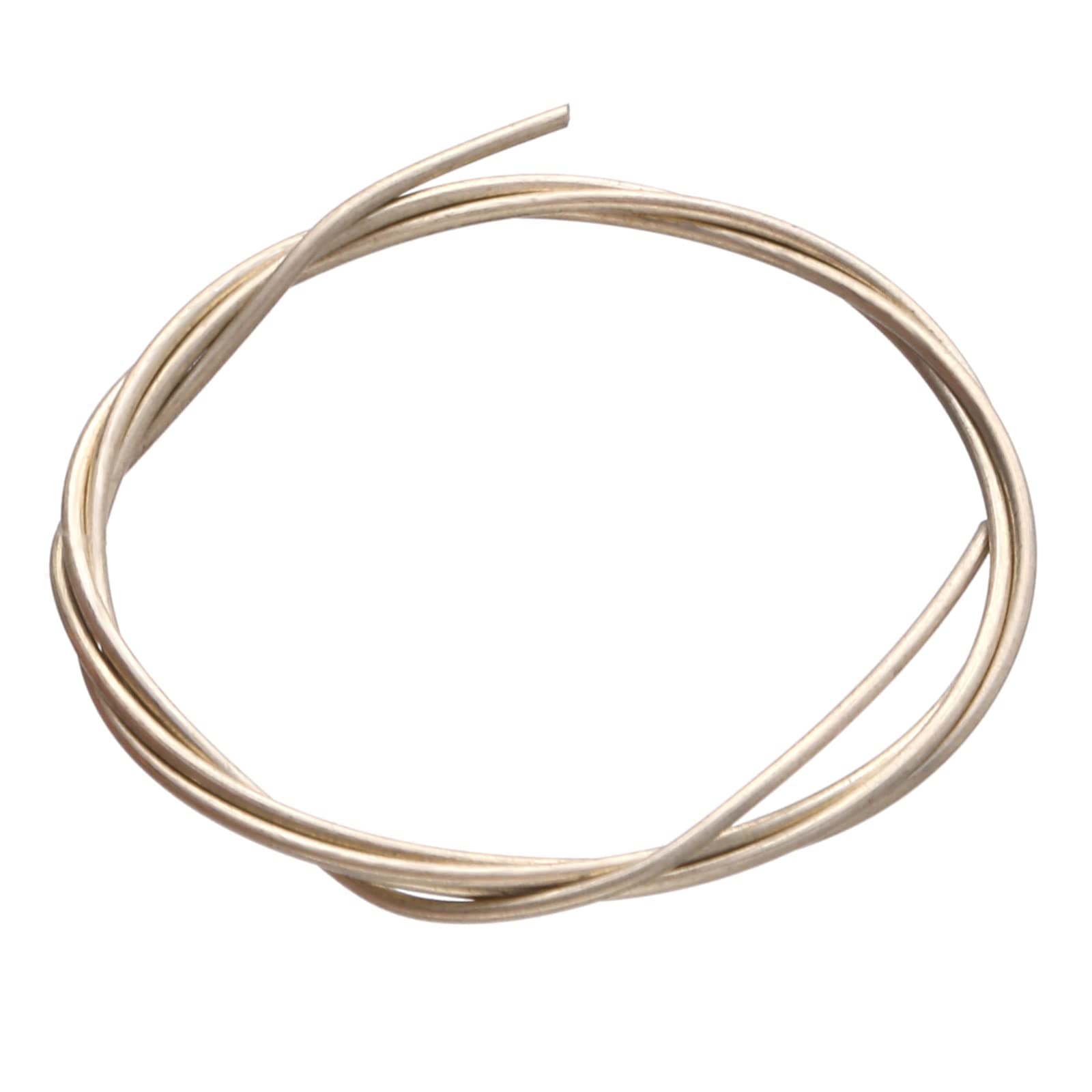 Grevosea Silver Solder, Solder Wire 2 Grams Silver Soldering Wire for Jewelry Solder Jewelry Soldering Kit Solder Medium Density Easy Solder for Jewelry Components Repair and DIY 0.8mm