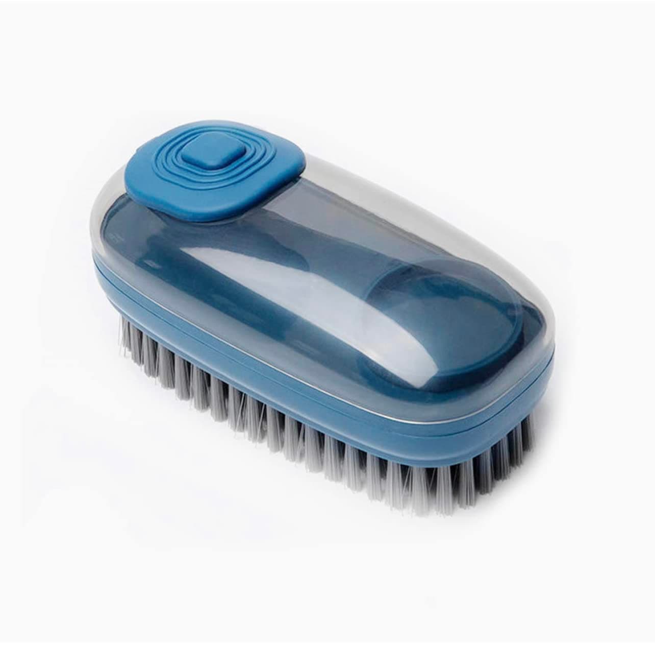 Dish Scrubber with Soap Dispenser, Multi-Purpose Soap Dispensing Dish Brush, Kitchen Scrubber Palm Brush for Cleaning and Washing Pots Pans Sinks Car Laundry