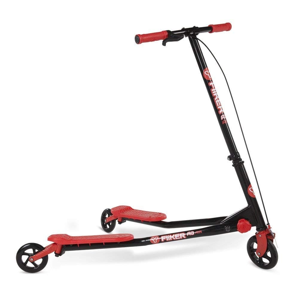 Yvolution A3 Air Y Fliker Kids Scooter - Black/Red