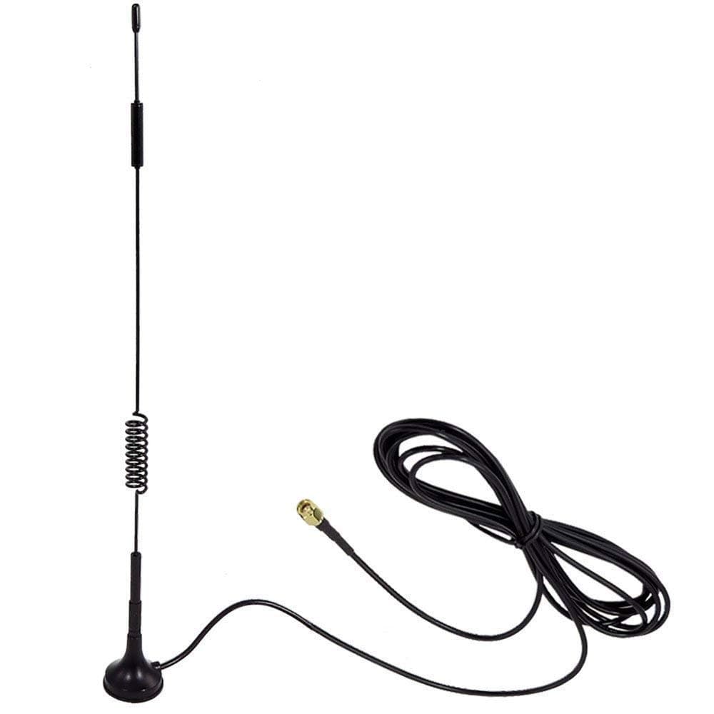 GENBOLT 7dBi WiFi Antenna Extension Cable for IP Wireless Security Camera and NVR Security System, with Magnetic Base and Male to Female 3 Meters