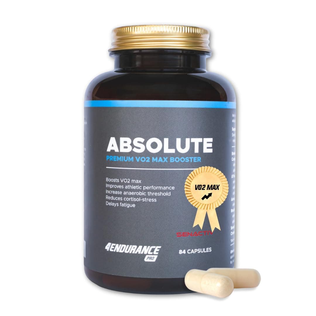 Absolute VO2 Max Booster | Raises Oxygen Flow, Builds Endurance, Reduces Lactate | Beta-Alanine & Premium Adaptogens