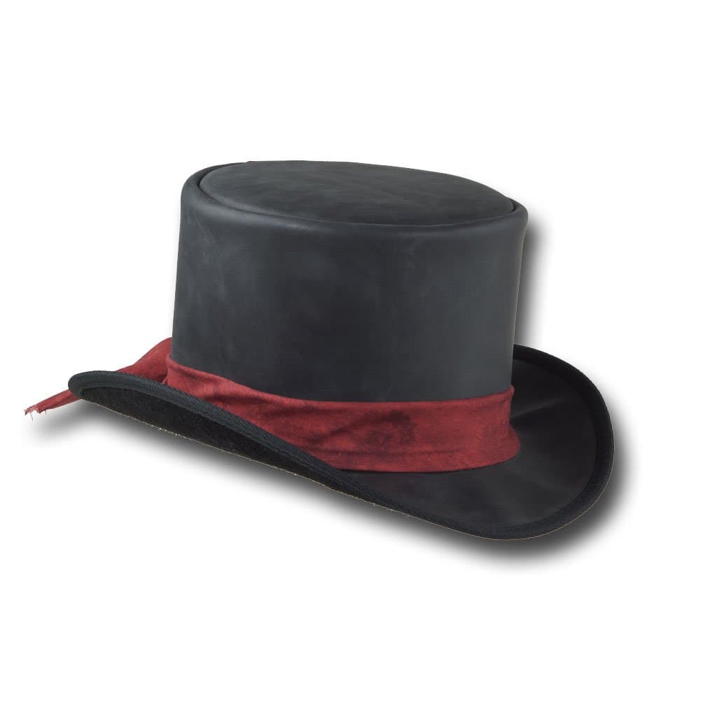 VE Adventures Leather Top Hat 3041BL / 3041RU