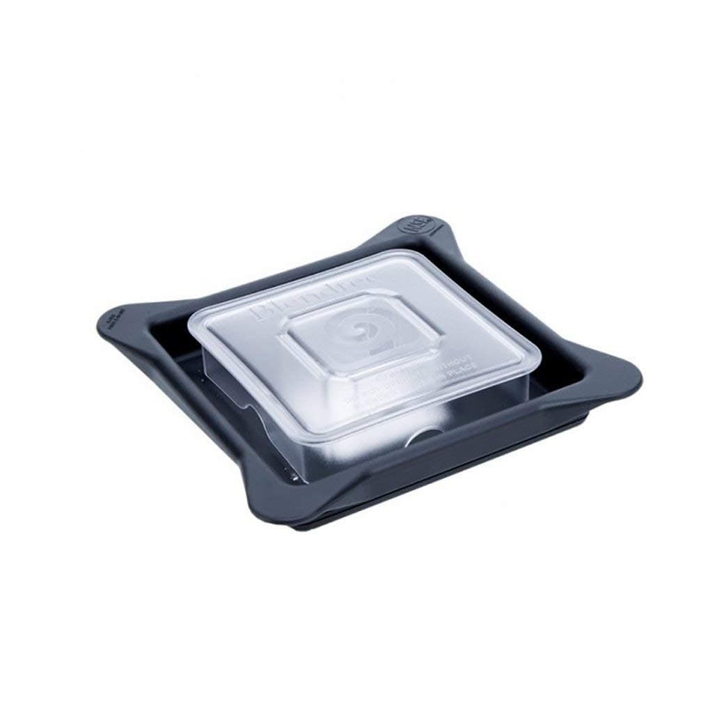 Lid - Soft Vented Gripper Mix-in with Square Clear Plug