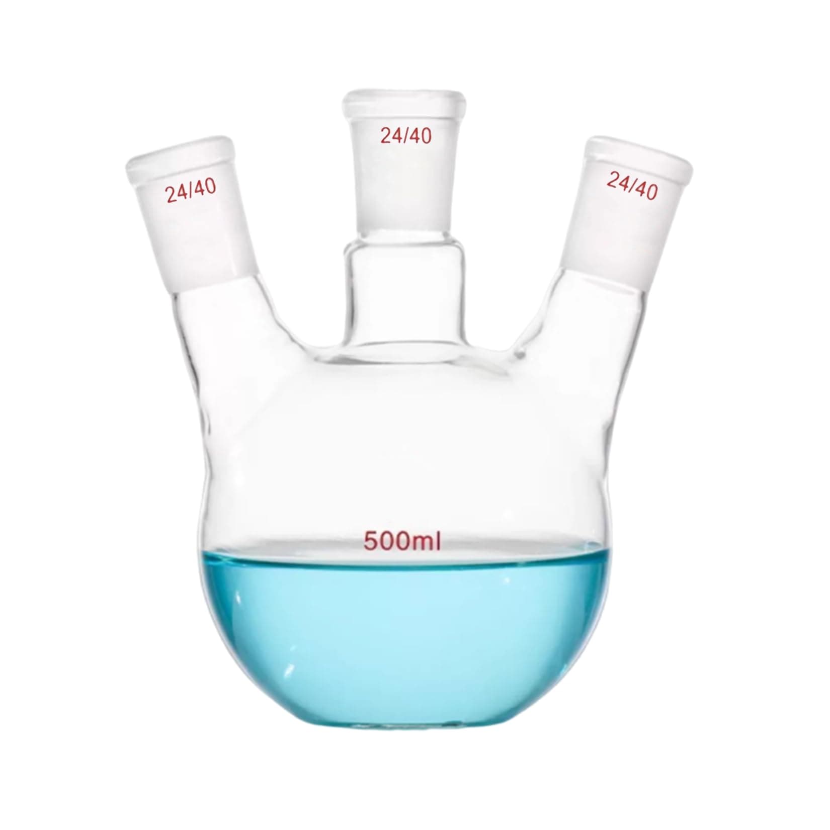 500ml,24/40,3-Neck,Glass Flask,Flat Bottom,Three Necks,Lab Bottle