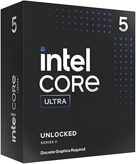 Core Ultra 5 Desktop Processor 245KF - 14 cores (6 P-cores + 8 E-cores) up to 5.2 GHz