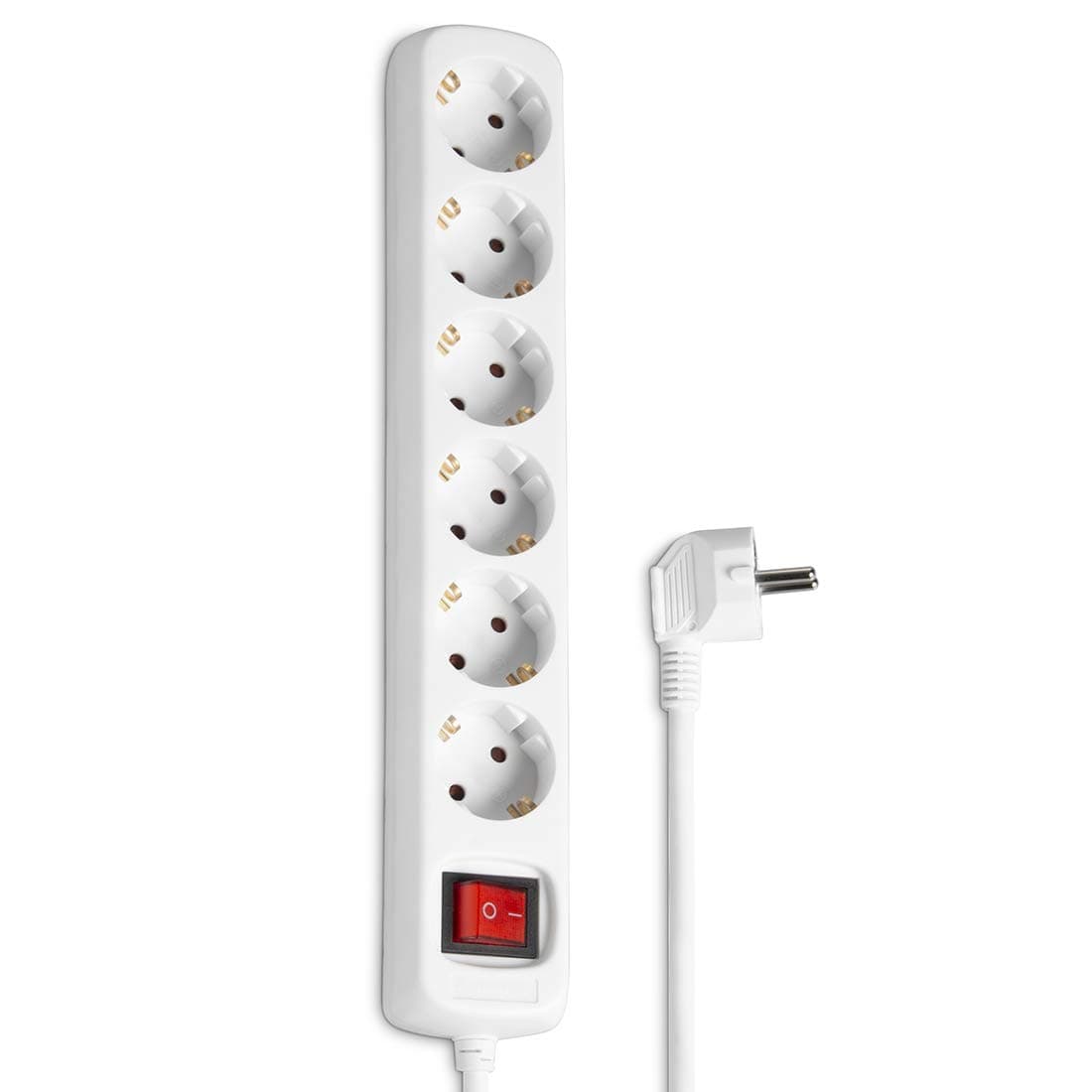 Hama 00108833 Surge Protector - Surge Protectors (White, Plastic)