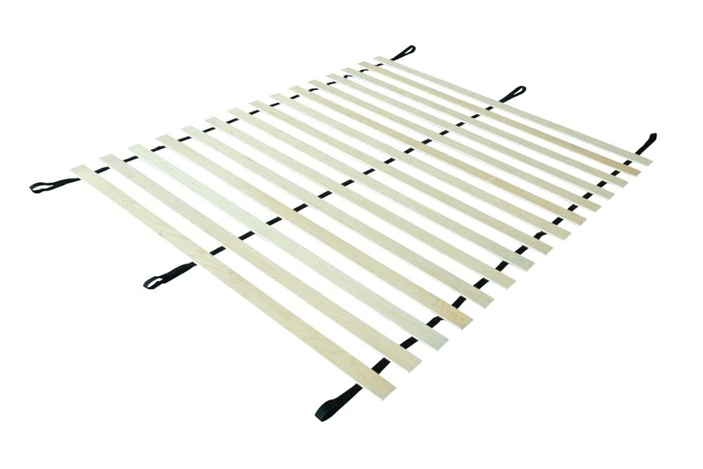 EVERGREENWEB Slatted Base - Slats with flexible frame (SLATS, 160 x 200 cm)
