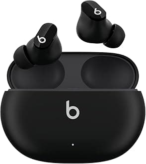 Studio Buds - Wireless Bluetooth Noise Cancelling Earbuds - Up to 8H Battery Life, Up to 24H w Charging Case, IPX4 Rating, Sweat Resistant, Apple & Android Compatible, Built-in Mic - Black