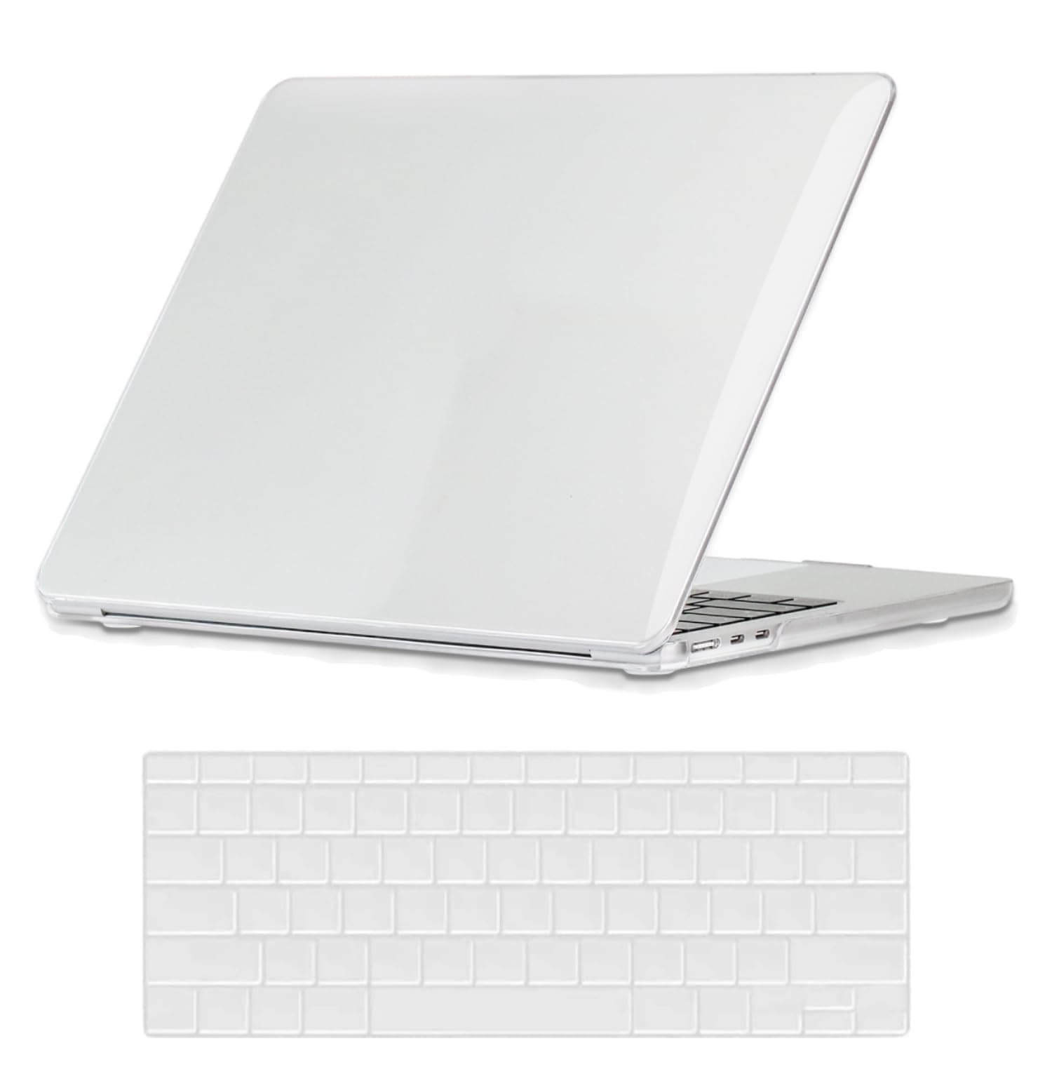 Hard Cover Compatible with MacBook Pro 13 Inch Case 2015 2014 2013 2012 Model A1502 A1425 with Retina Display, Protective Plastic Hard Shell Crystal Case & Keyboard Cover Skin, Clear