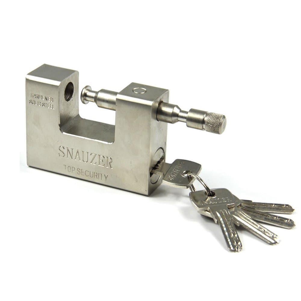 5 Keys 1.1 KG Super Heavy Duty Rectangular 20' 40' Container Garage Shed Shutter Chain Padlock 94mm Heavy Duty High Security