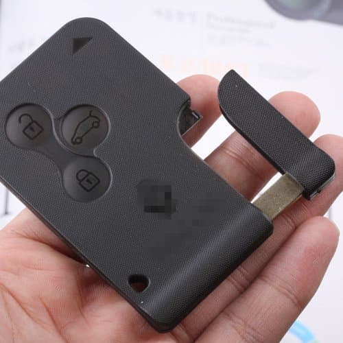 3 Buttons Remote Key Shell Uncut Blank Keyless Entry Fob Case for Renault megane