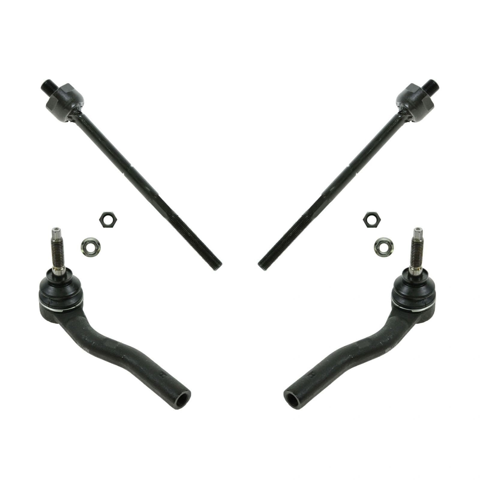 TRQ Front Inner & Outer Tie Rods Set of 4 Left Right L R Kit for Cadillac CTS CTS-V