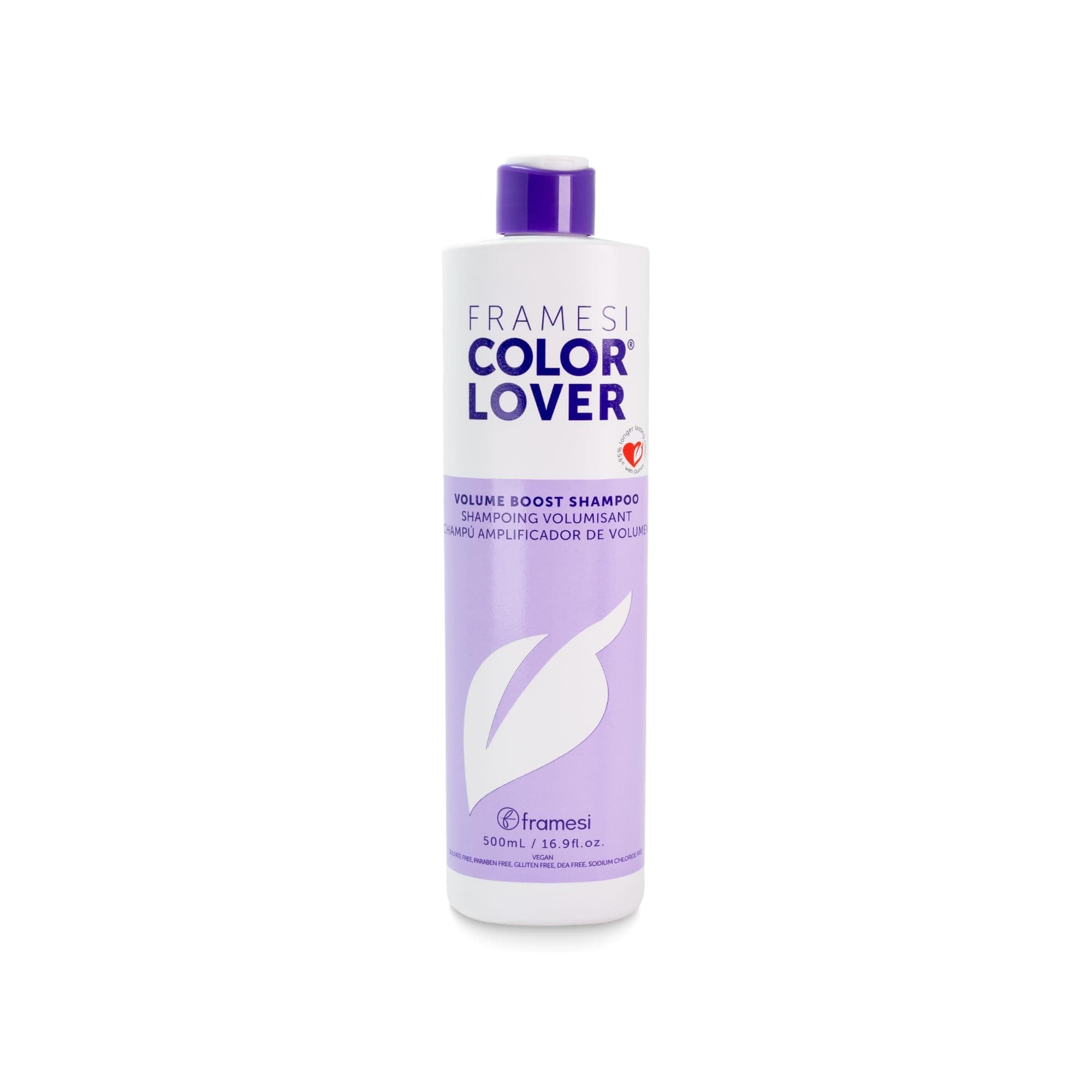 Color Lover Volume Boost Shampoo, Sulfate Free Shampoo with Quinoa and Aloe Vera, Color Treated Hair